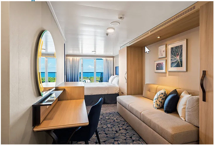 Oasis of the Seas Oceanview Balcony Room